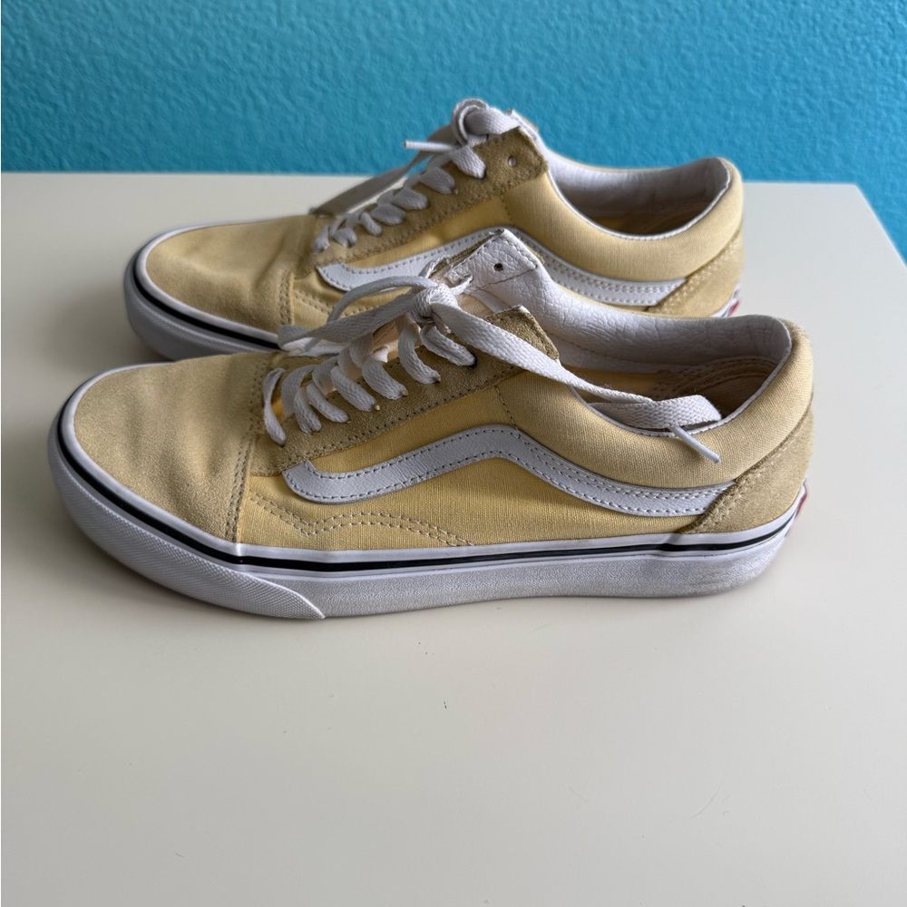 Vans Yellow and White Sneakers